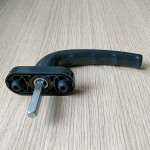 Ручка оконная метал. (ан HOPPE), штифт 38 мм (т. серая)