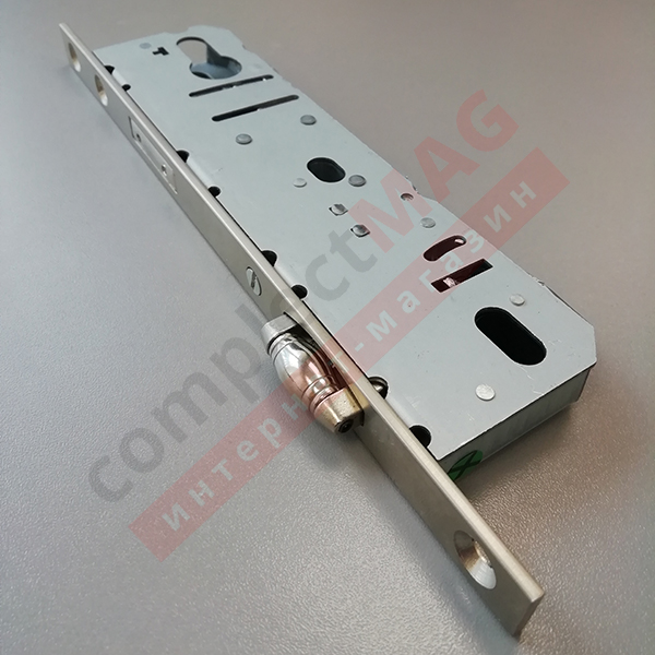 Замок дверной с роликом и ригелем, DLB 35/85/16 (ПВХ)