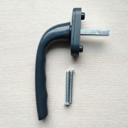 Ручка оконная металлическая GAMMA, штифт 37 мм (т. серый)