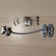 Замок с тросом и ключом Penkid Cable Lock (серый)