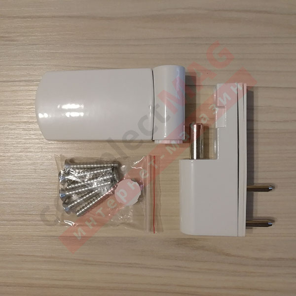 Петля дверная H-27 (ан. DOOR LINE), 120 кг БЕЛАЯ