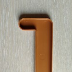 Торцевая заглушка для подоконника РБК, РЕАС, 600 мм, СВЕТЛО-КОРИЧНЕВАЯ