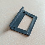  Ручка для МС, пластиковая ТРАПЕЦИЯ (темно-серая)